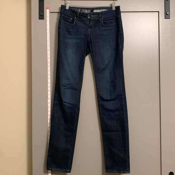 DKNY Denim - DKNY Mercer Slim Boot Women’s Dark Skinny Denim Jeans Size 2 Five Pocket